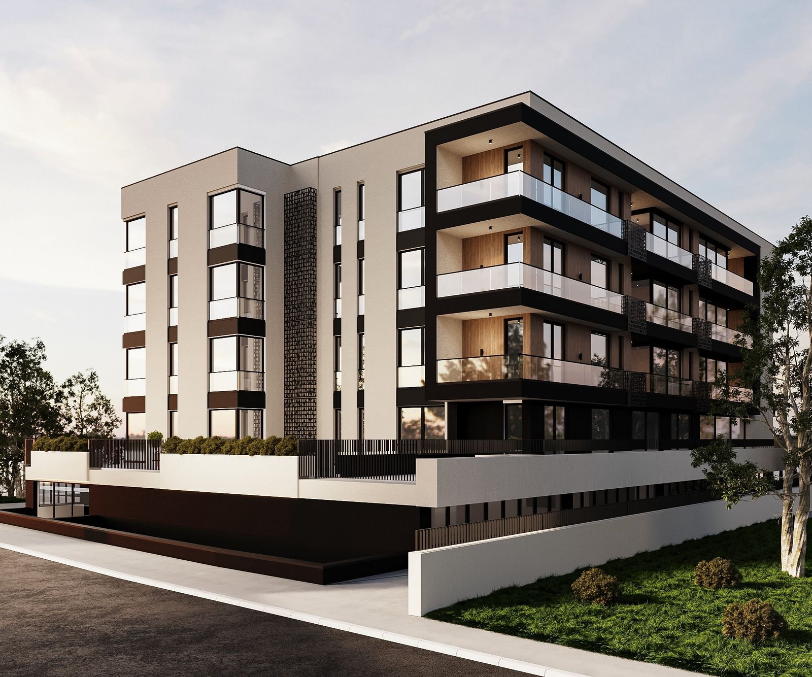 Malta Sokak eksterijer - moderna fasada i arhitektura u Sarajevu